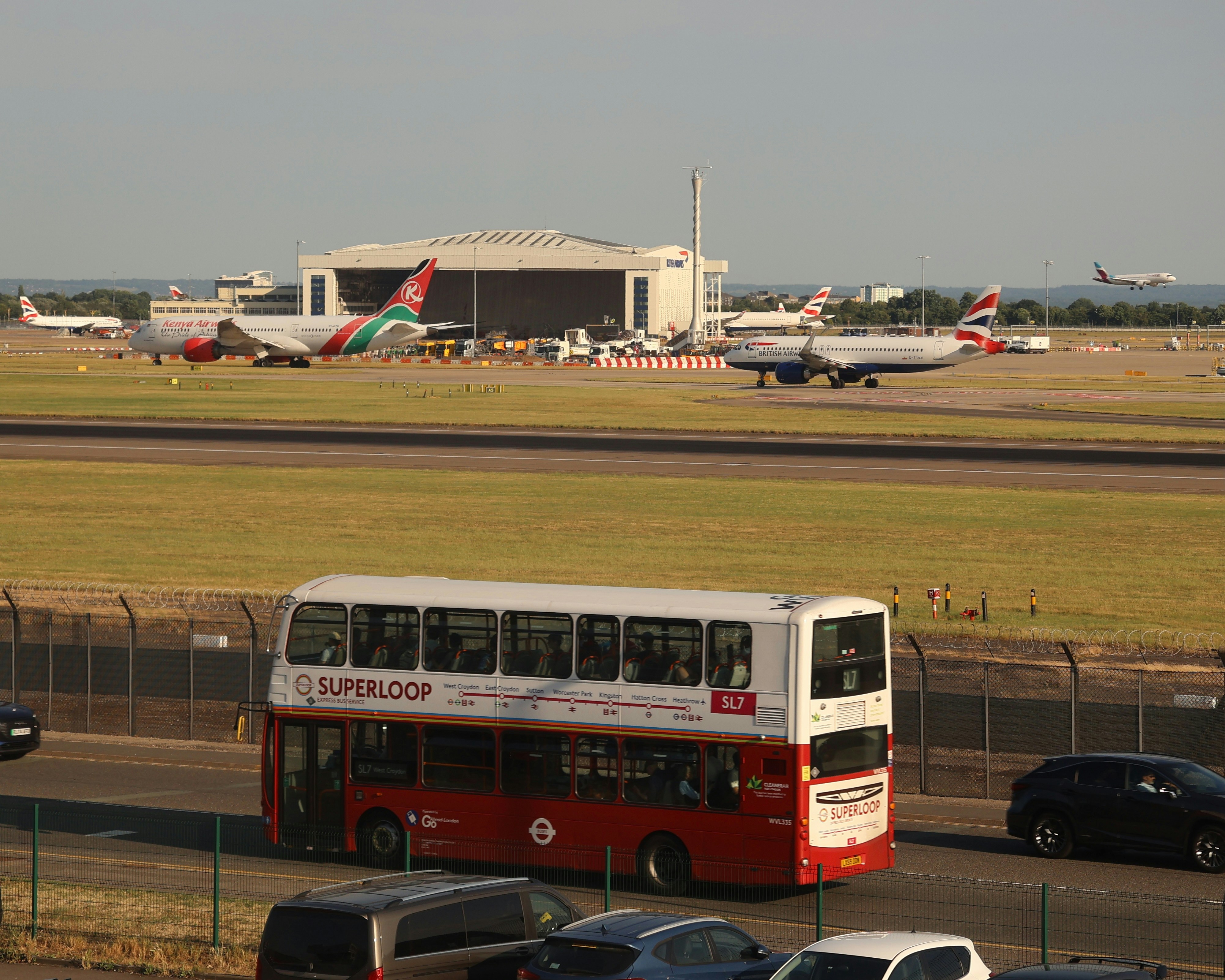 Traveller checking a boarding pass at the airport
